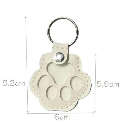 Leather Key Chain Creative Pet Hair Storage Ornaments