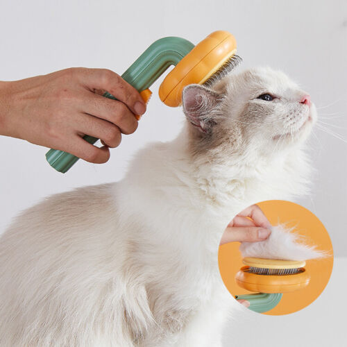 Self-Cleaning Pet Slicker Brush for Dogs & Cats