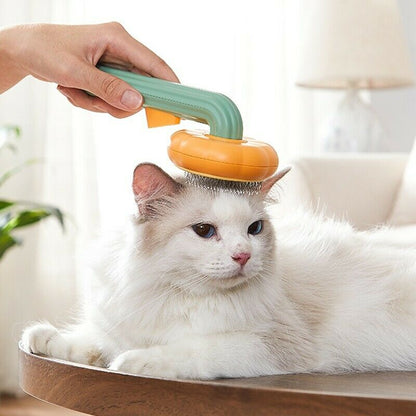 Self-Cleaning Pet Slicker Brush for Dogs & Cats