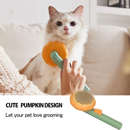 Self-Cleaning Pet Slicker Brush for Dogs & Cats