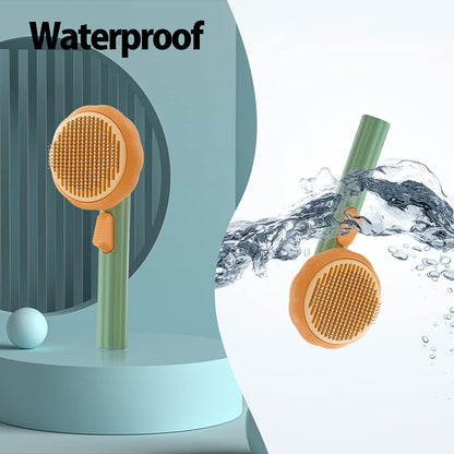 Self-Cleaning Pet Slicker Brush for Dogs & Cats