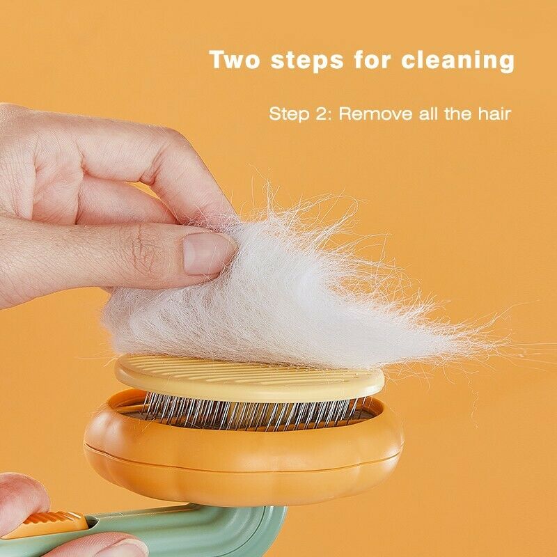Self-Cleaning Pet Slicker Brush for Dogs & Cats