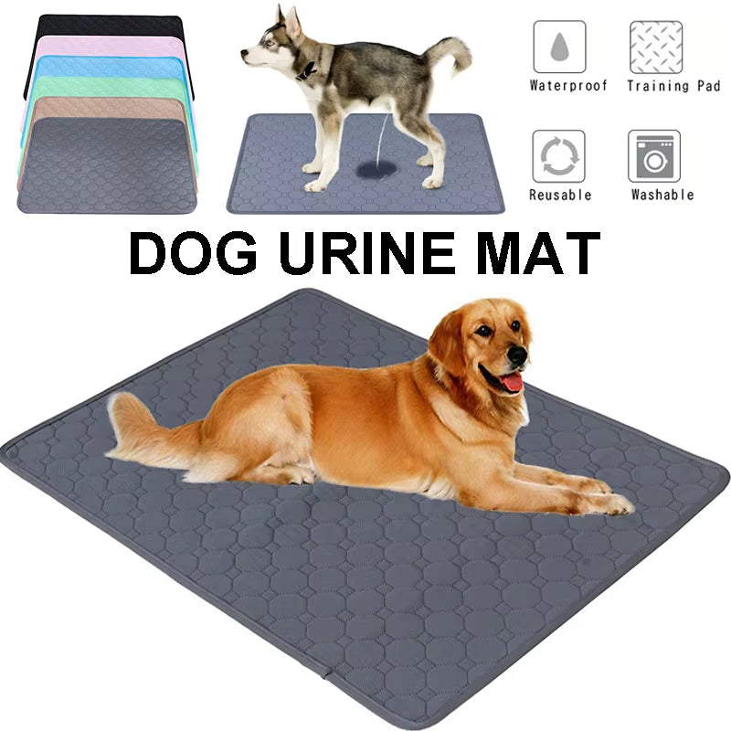 Washable Dog Pee Pad - Reusable Absorbent Diaper Mat for Puppy Training, Pet Bed, and Car Seat Cover