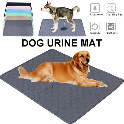 Washable Dog Pee Pad - Reusable Absorbent Diaper Mat for Puppy Training, Pet Bed, and Car Seat Cover