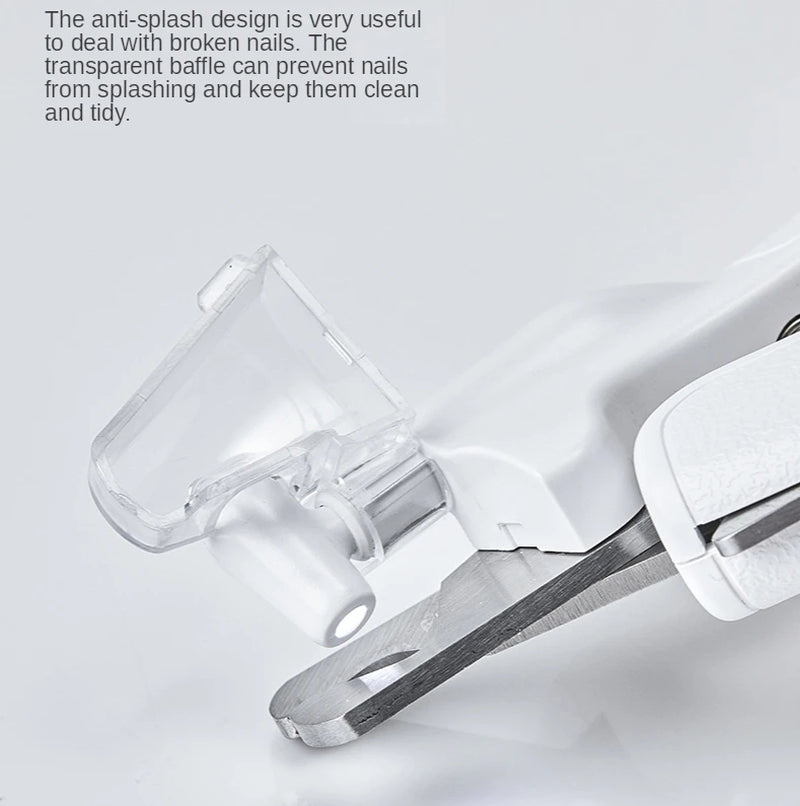 Professional Pet Nail Clipper with LED Light - Scissors for Dogs and Cats, Ideal for Safe Nail Trimming