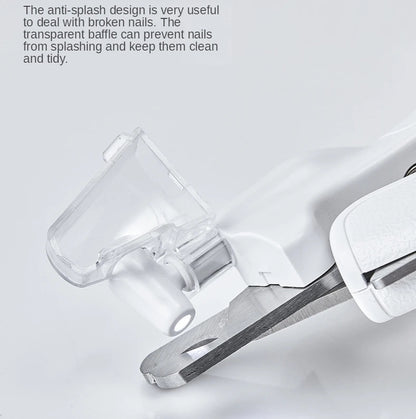 Professional Pet Nail Clipper with LED Light - Scissors for Dogs and Cats, Ideal for Safe Nail Trimming