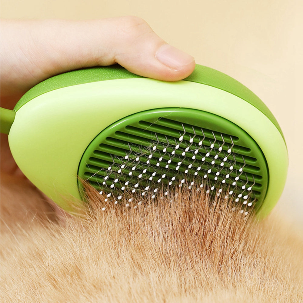 Professional Cat Grooming Comb with Portable Massage Brush and One-Button Hair Removal for Cats and Dogs – Self-Cleaning Tool Accessories