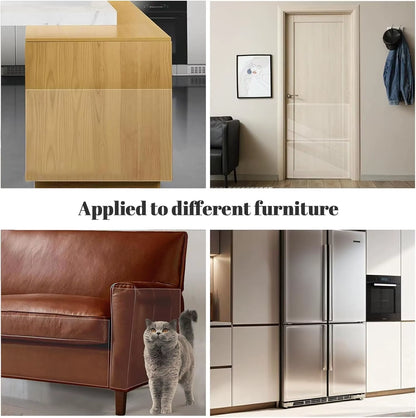 Pawtector- Transparent cat  anti scratch protector Furniture Couch Corner Indoor Sofa Wall Protector