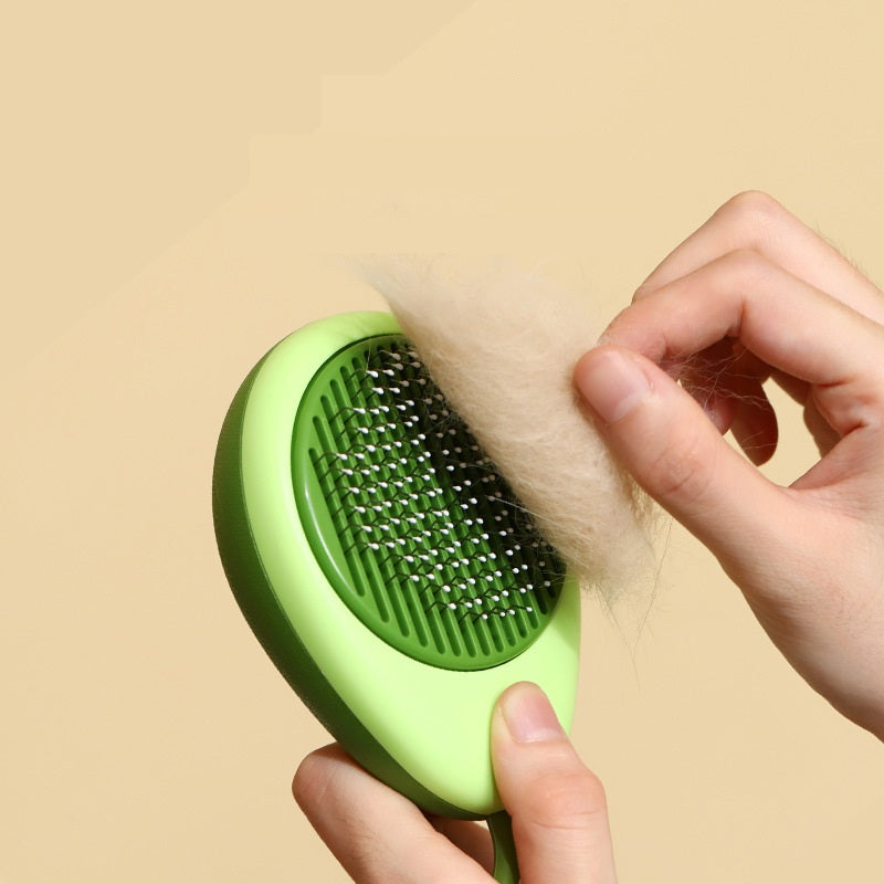 Professional Cat Grooming Comb with Portable Massage Brush and One-Button Hair Removal for Cats and Dogs – Self-Cleaning Tool Accessories