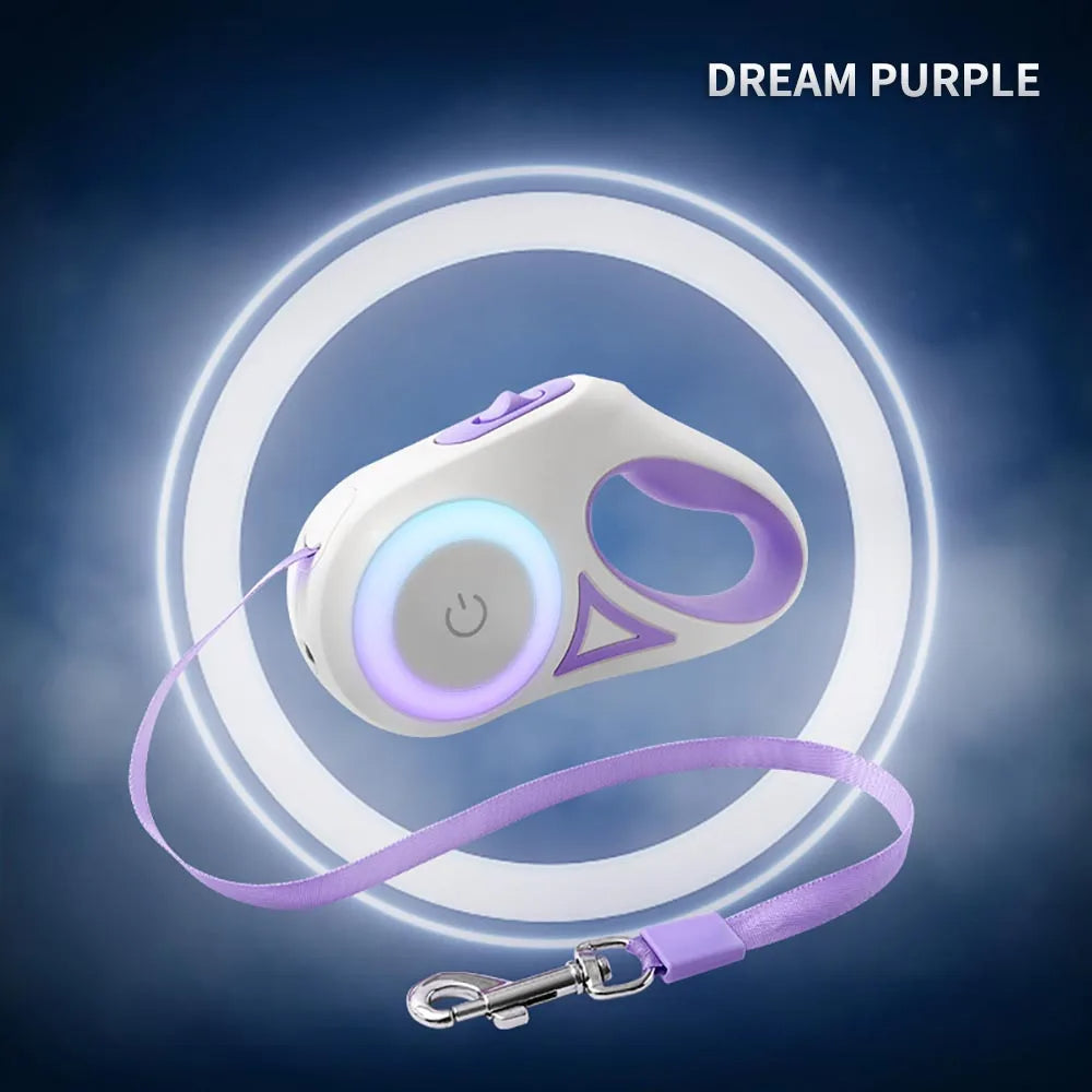 Retractable 3 and 5 Meter Dog Leash with Durable Traction Rope for Large Pets - Automatic Cat Lead Extension