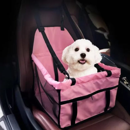 Travel in Style: Foldable Dog Car Seat Cover & Safety Harness for Pets! 🐾🚗