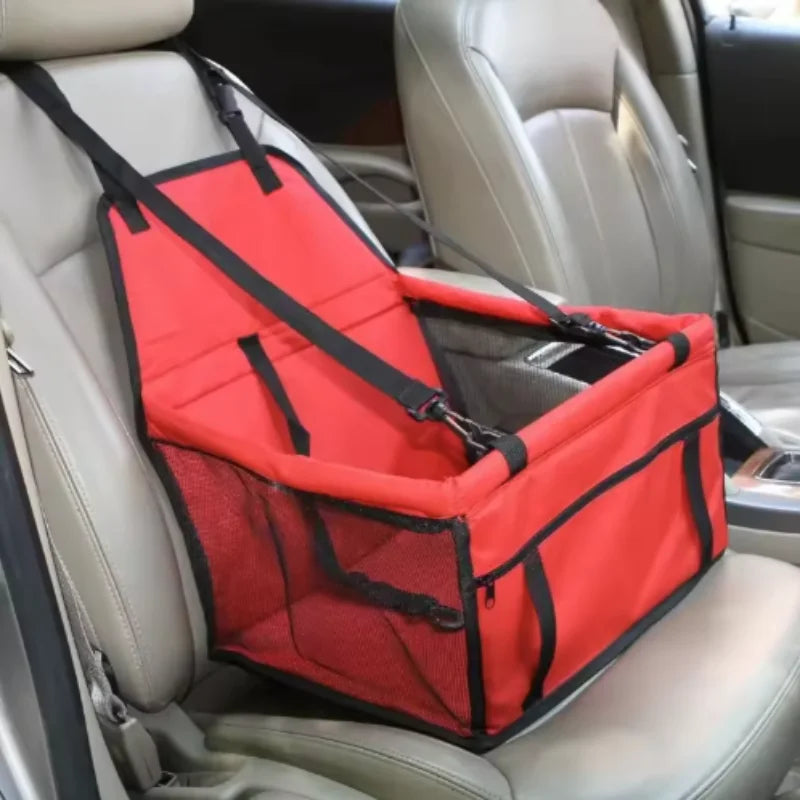 Travel in Style: Foldable Dog Car Seat Cover & Safety Harness for Pets! 🐾🚗