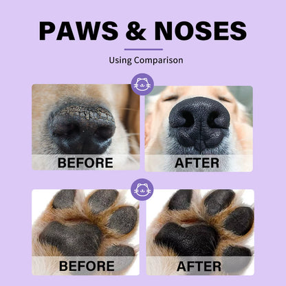 1PCS Dog Paw Balm Moisturizing Natural Cream Cat Paw Wax Nose Protector Moisturizer Pet Crack Feet Repair Winter Care Supplies
