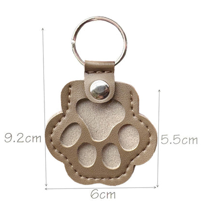 Leather Key Chain Creative Pet Hair Storage Ornaments