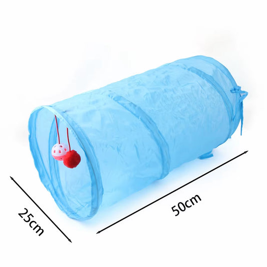 Cat Tunnel Foldable Cat Tunnel Pet Supplies Cat S T Y Pass Play Tunnel Cat Toy Breathable Drill Barrel for Indoor Loud Paper