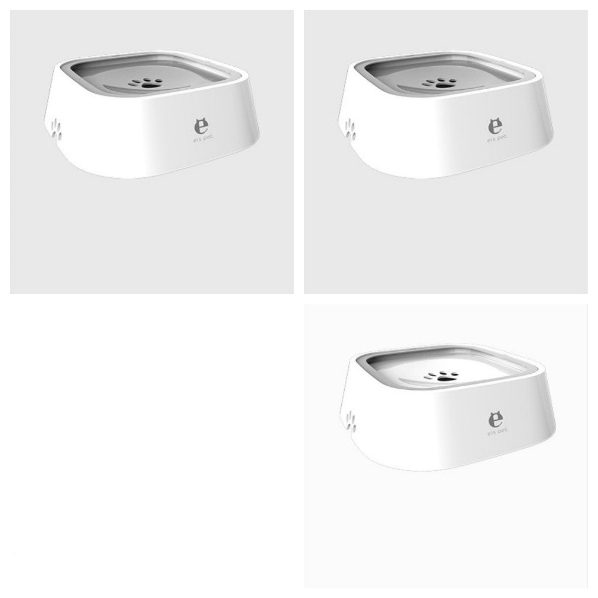 1.5L Floating Pet Water Dispenser with Anti-Overflow Features - Durable ABS & PP Slow Feed Bowl for Dogs and Cats