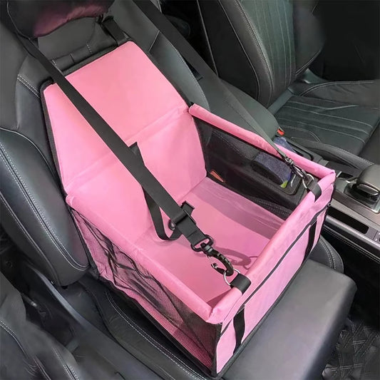 Waterproof Travel Dog Car Seat Cover - Pet Carrier Hammock for Small & Medium Dogs and Cats